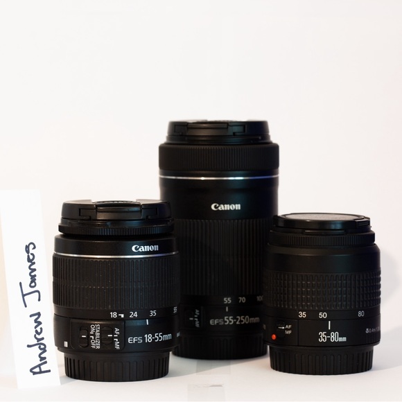 Canon EOS Rebel T5 with 3 lenses and accessories (see description). - Picture 2 of 15